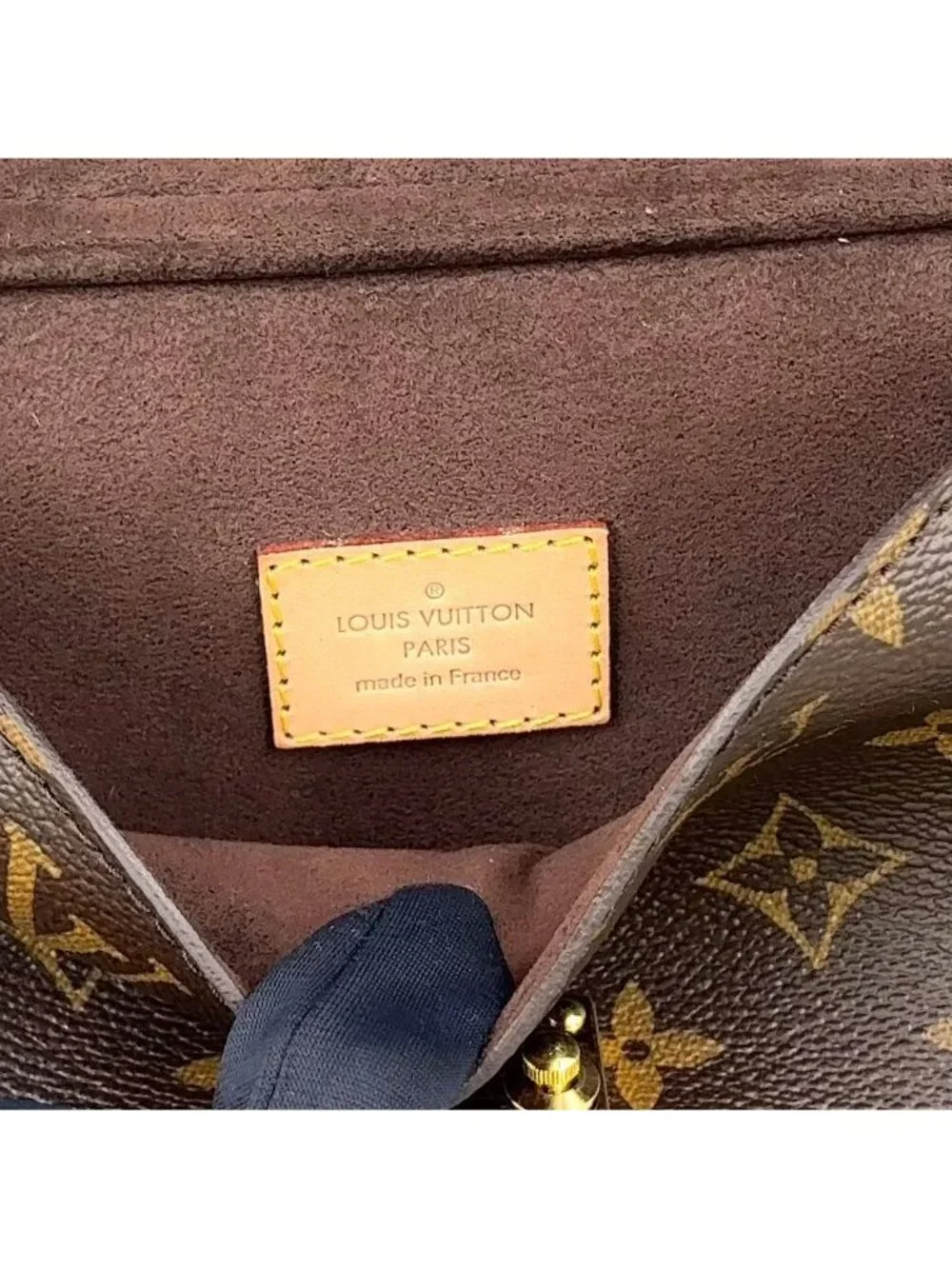 Louis Vuitton Metis Monogram Leather Brown Light Handbag Gold